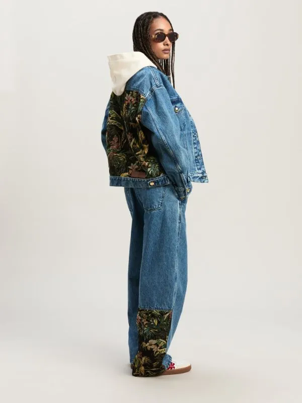 Jungle Printed Jeans