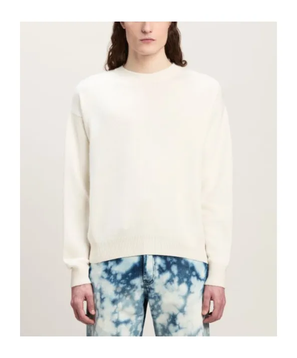 Monogram Print Crewneck Knit Jumper
