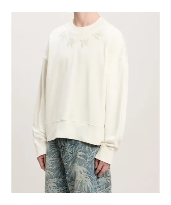 Monogram Printed Crewneck Sweatshirt