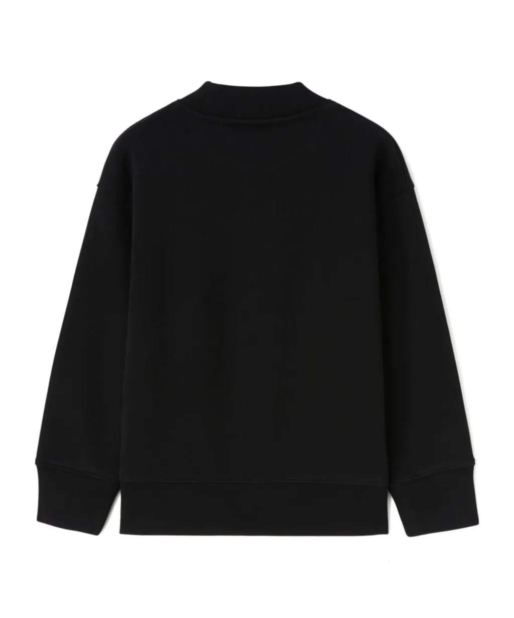 Logo Printed Drop Shoulder Sweatshirt