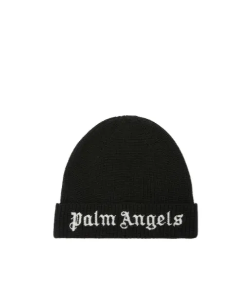 Logo Embroidered Turn-Up Brim Beanie