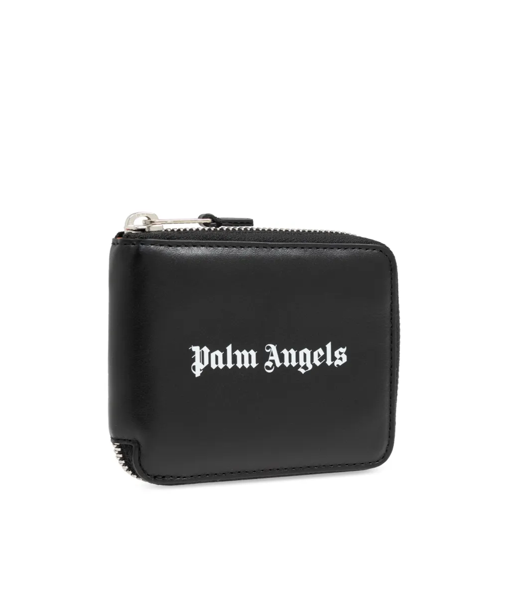 Logo Printed Zipped Wallet