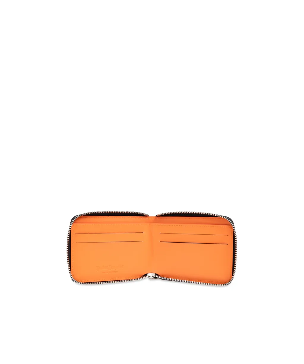 Logo Printed Zipped Wallet
