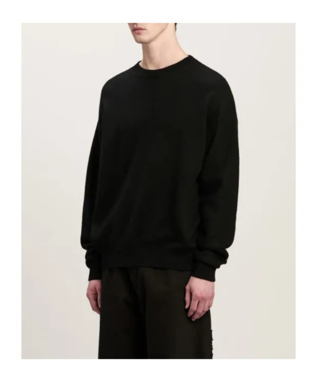 Monogram Print Crewneck Knit Jumper