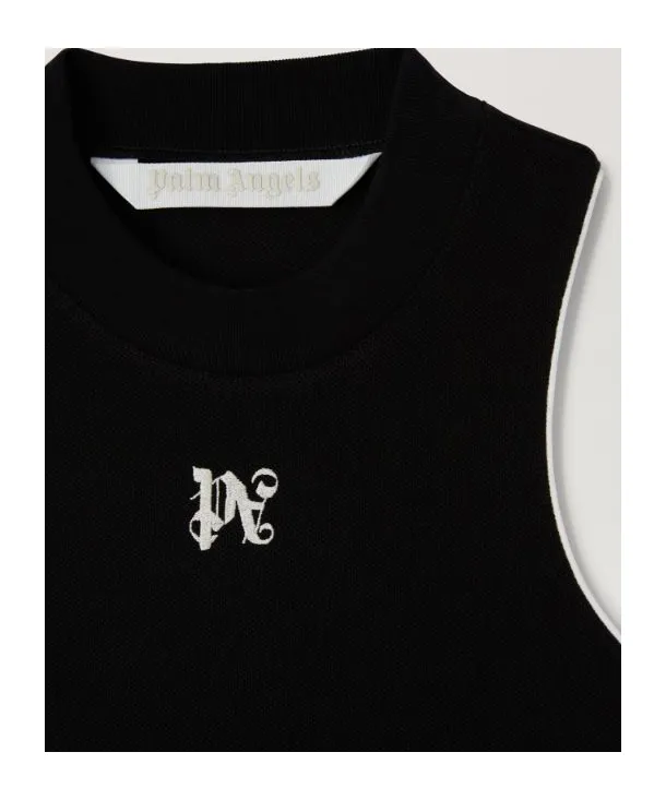 Pa Monogram Embroidered Tank Top