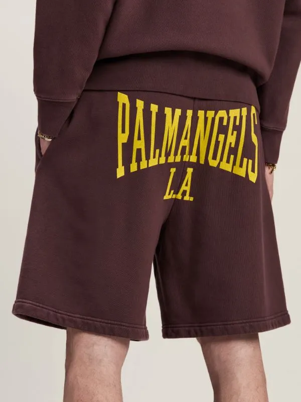 Logo Printed Elastic Waist Track Shorts