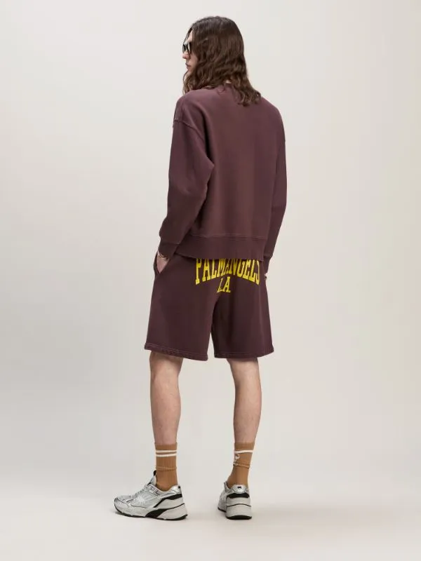 Logo Printed Elastic Waist Track Shorts