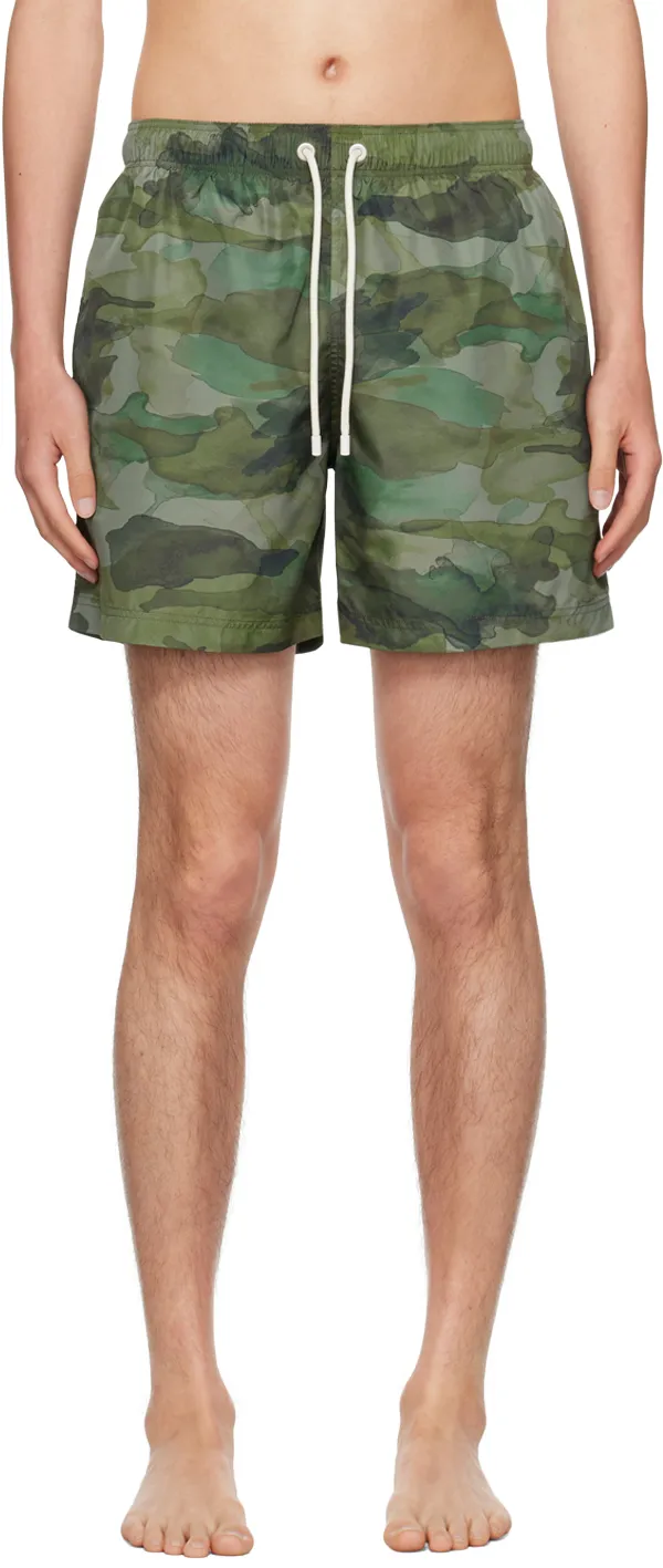 Camouflage Printed Swimming Trunks