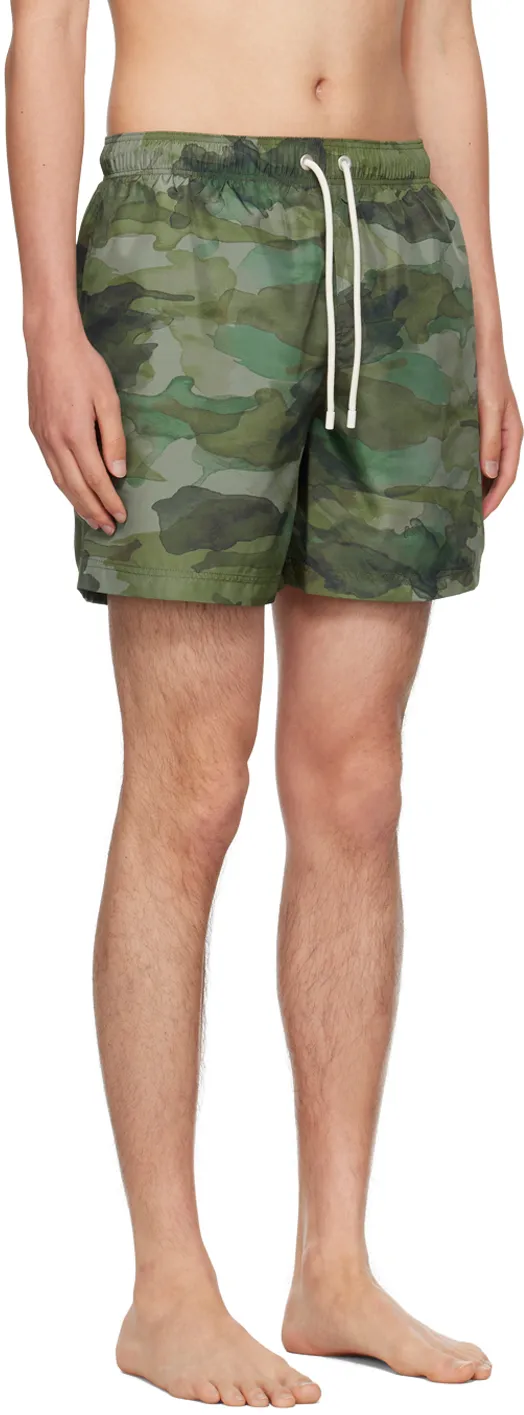 Camouflage Printed Swimming Trunks
