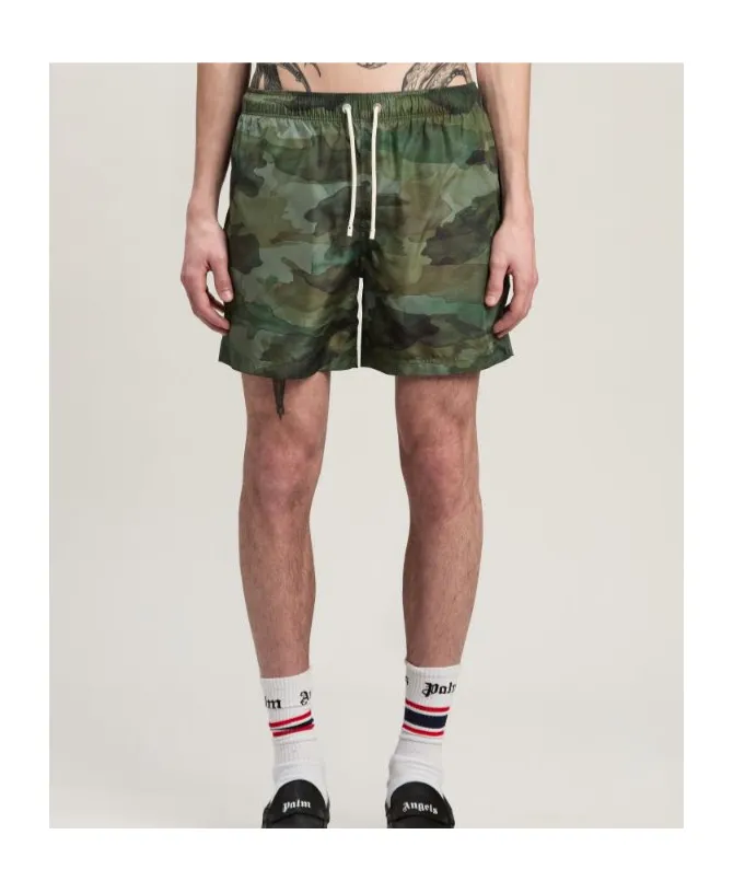 Camouflage Printed Swimming Trunks