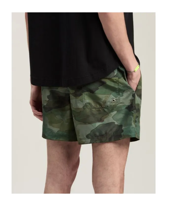 Camouflage Printed Swimming Trunks