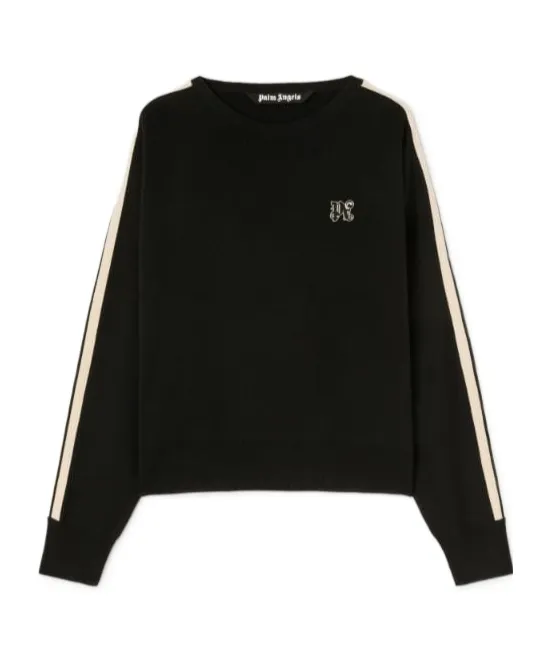 Monogram Embroidered Knitted Jumper