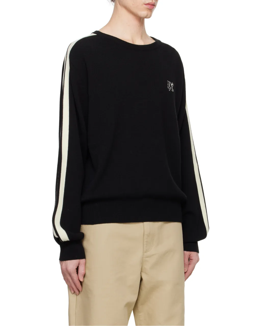 Monogram Embroidered Knitted Jumper