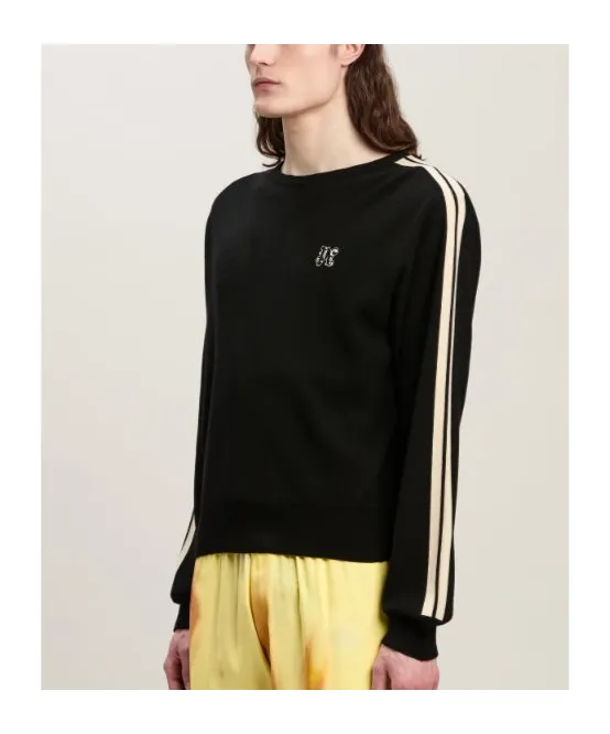 Monogram Embroidered Knitted Jumper