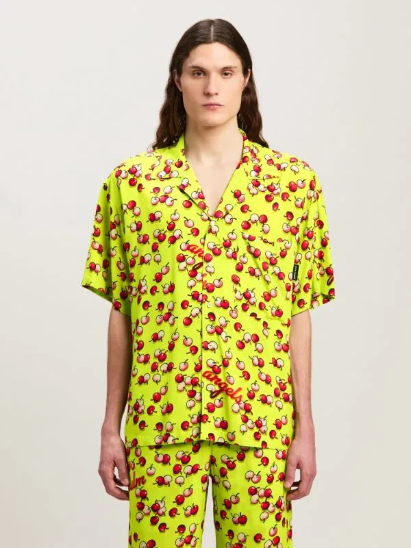 Cherries Printed Short-Sleeved Shirt