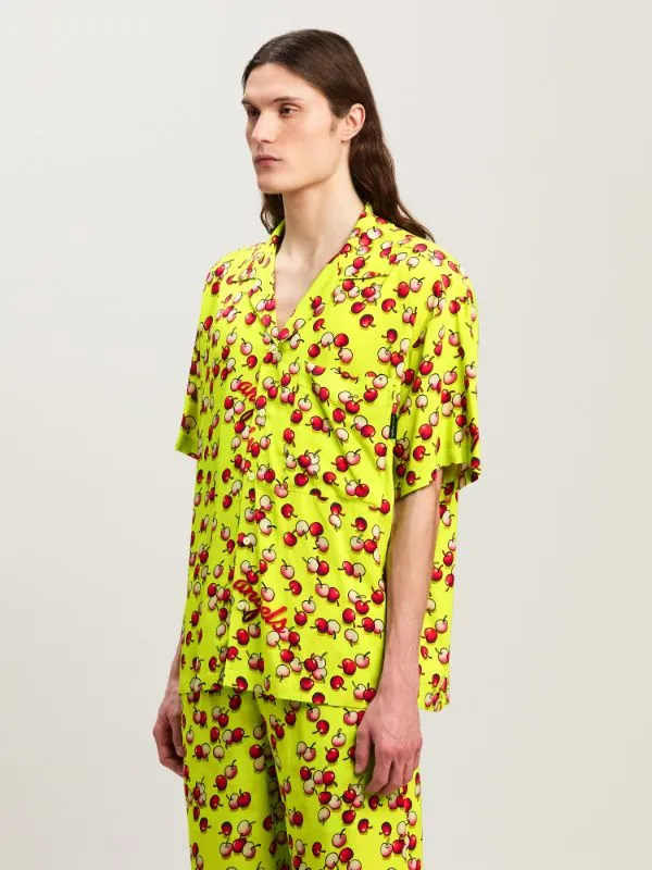 Cherries Printed Short-Sleeved Shirt