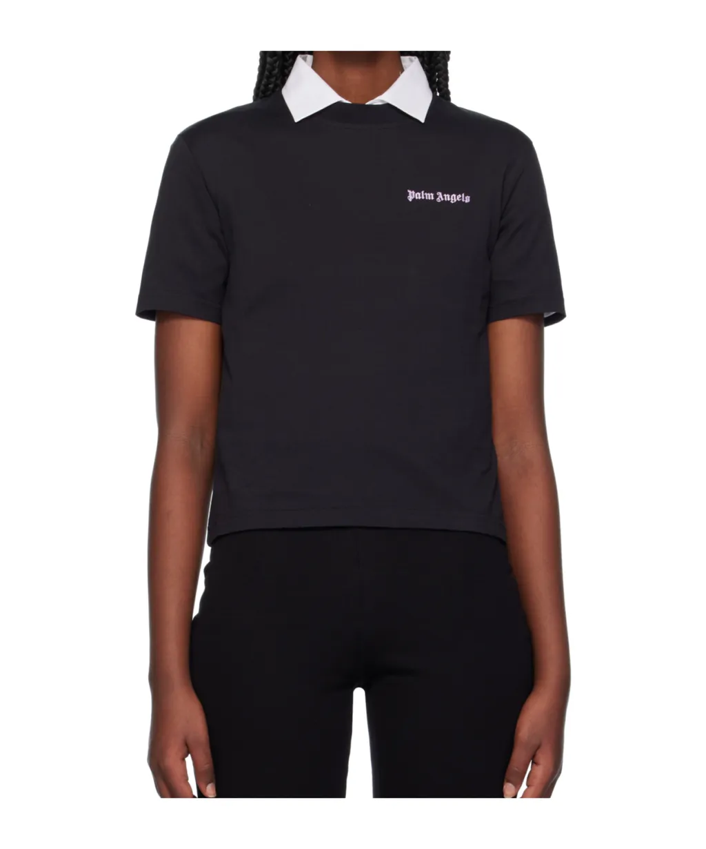 Logo Embroidered Crewneck T-Shirt
