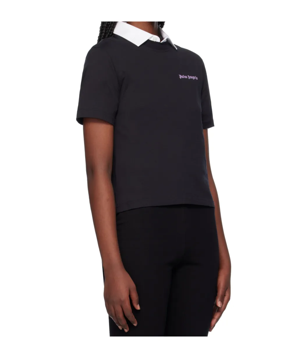Logo Embroidered Crewneck T-Shirt
