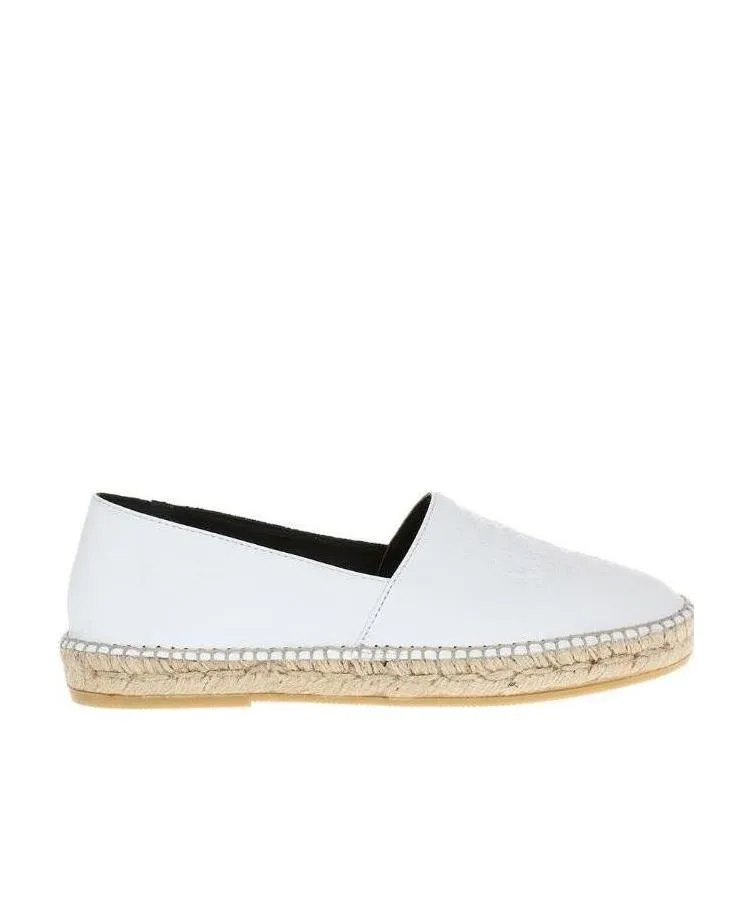 Tiger Head Pattern Straw Woven Business Casual Shoes