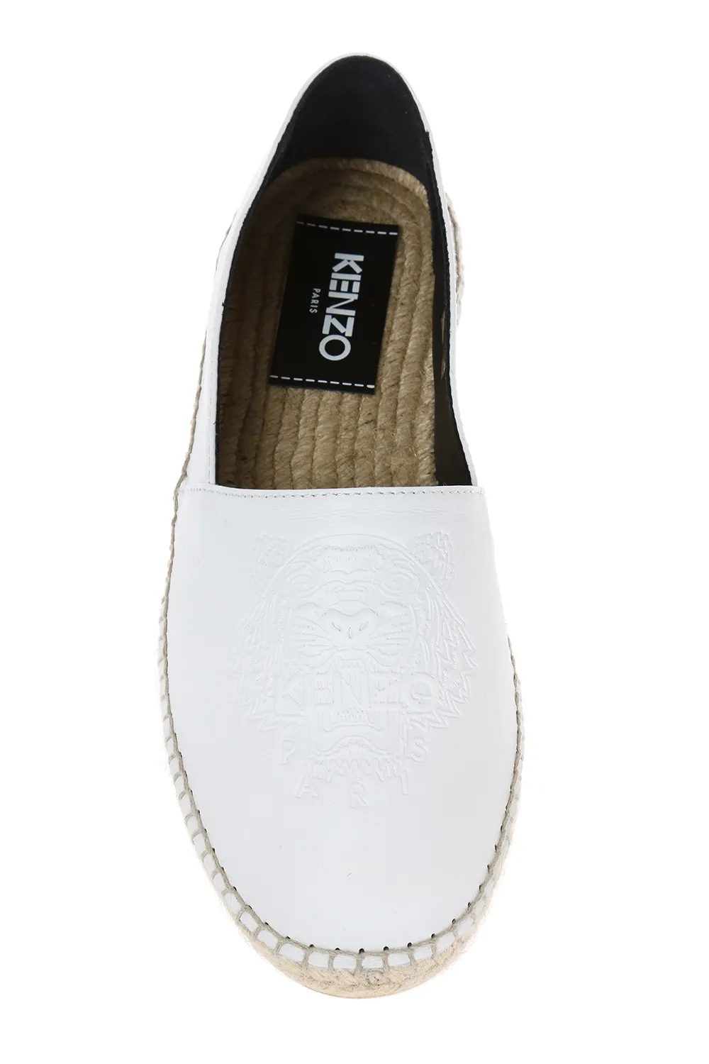 Tiger Head Pattern Straw Woven Business Casual Shoes