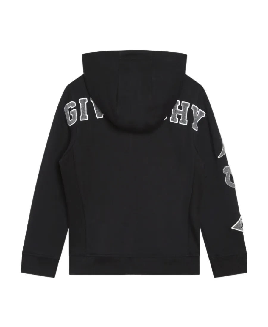 Logo-Embroidered Zip-Up Hoodie