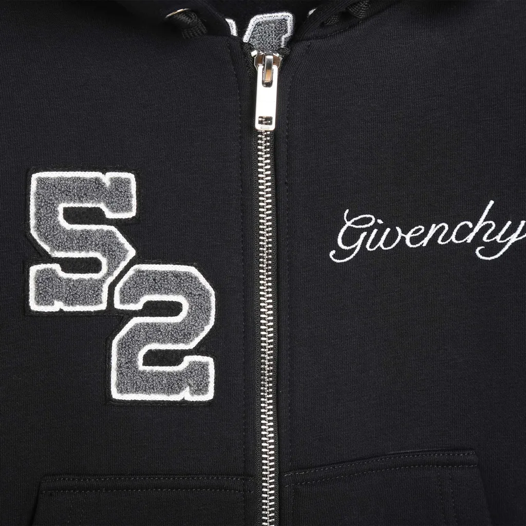 Logo-Embroidered Zip-Up Hoodie