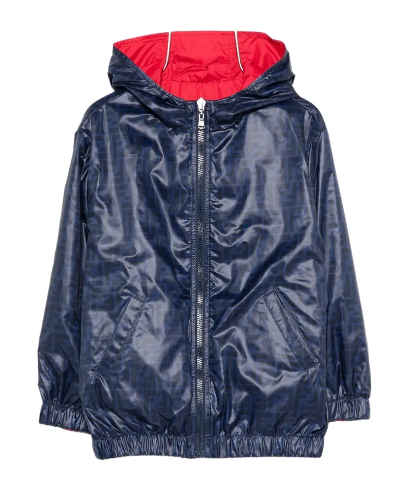 Ff Logo-Print Hooded Jacket