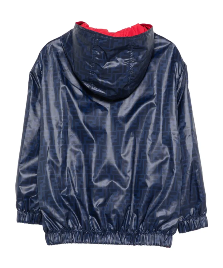 Ff Logo-Print Hooded Jacket