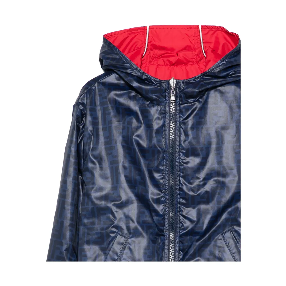 Ff Logo-Print Hooded Jacket