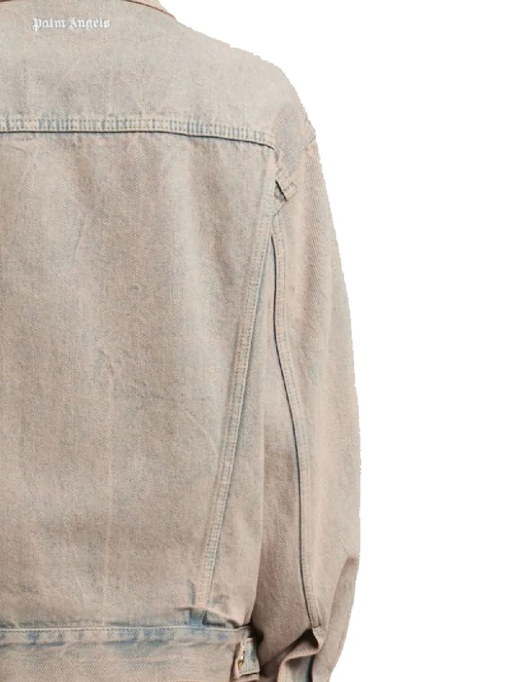Overdye-Wash Buttoned Denim Jacket