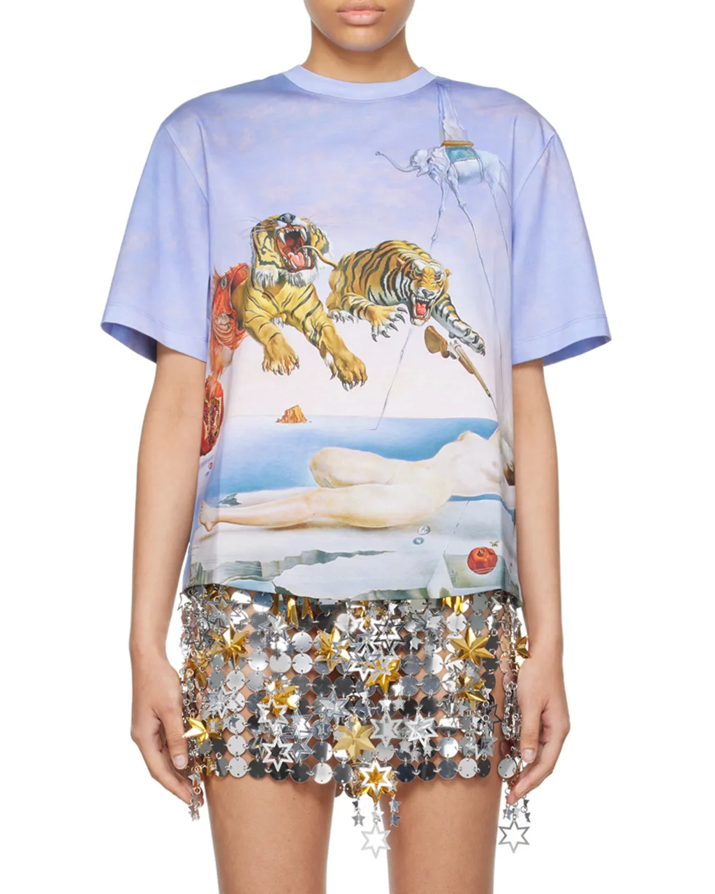 All-Over Graphic Print T-Shirt
