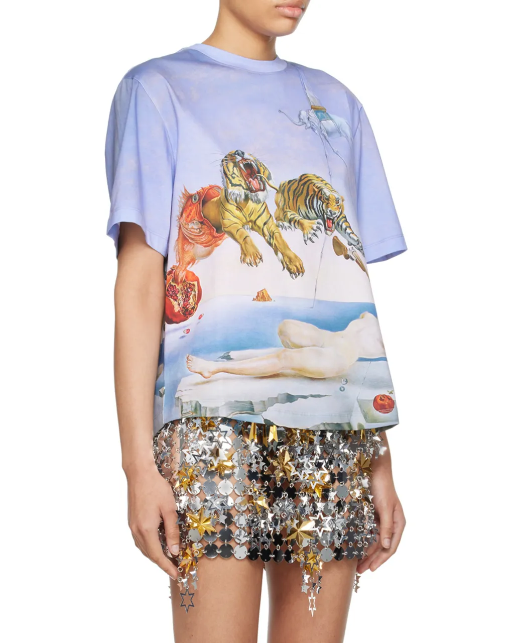 All-Over Graphic Print T-Shirt