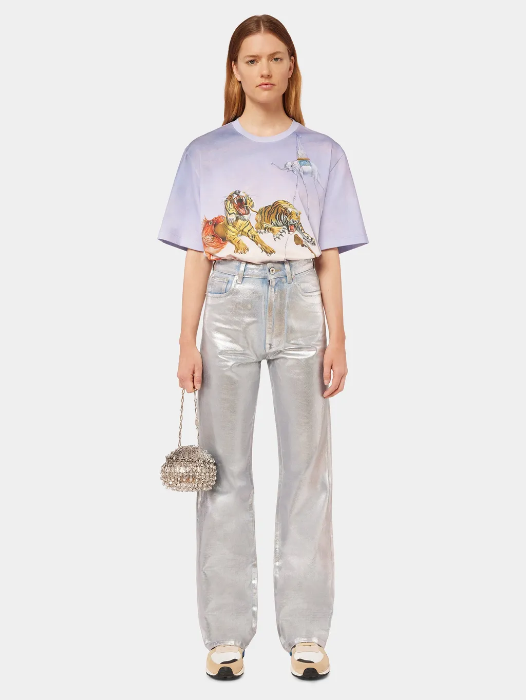 All-Over Graphic Print T-Shirt