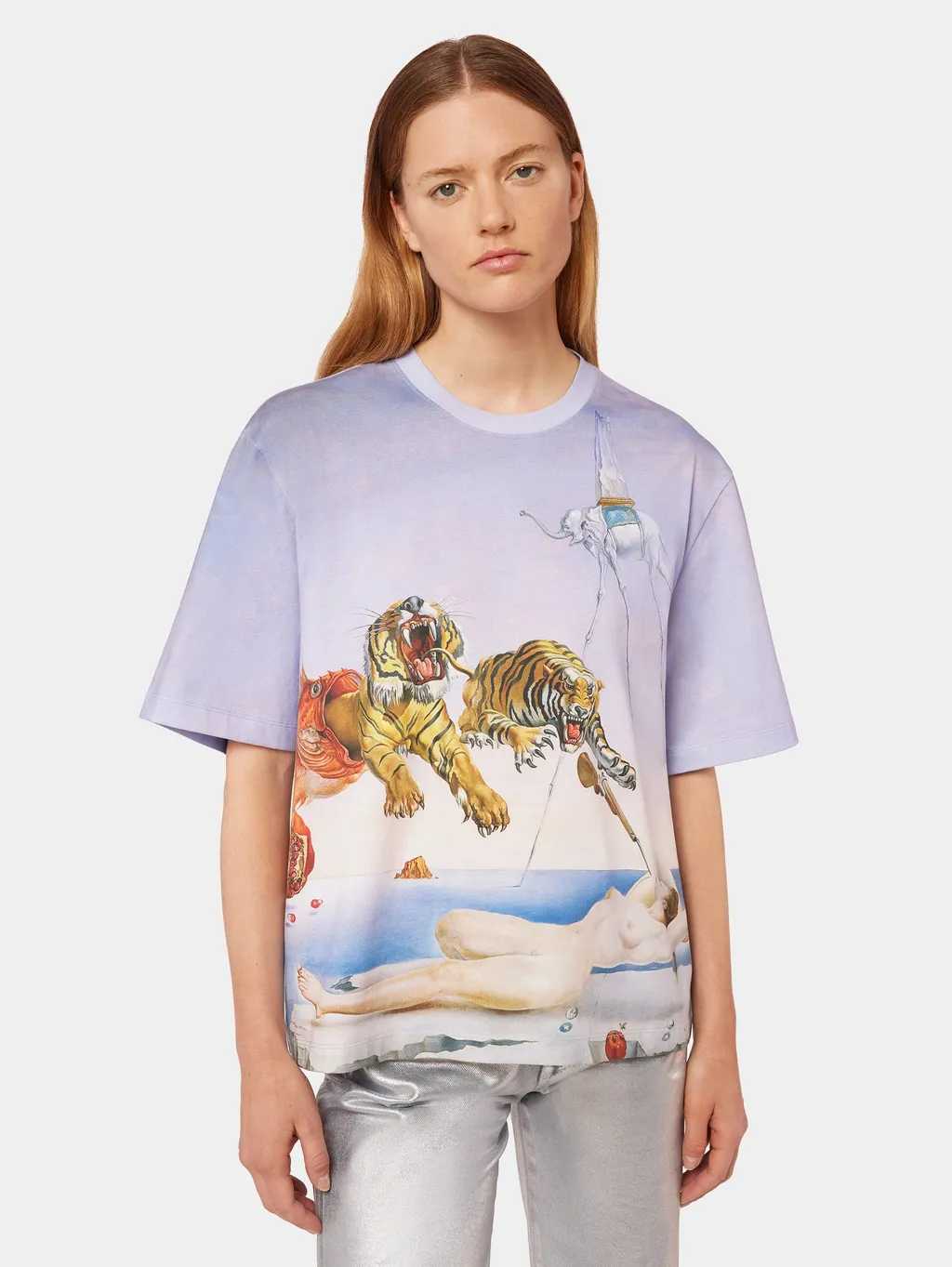 All-Over Graphic Print T-Shirt