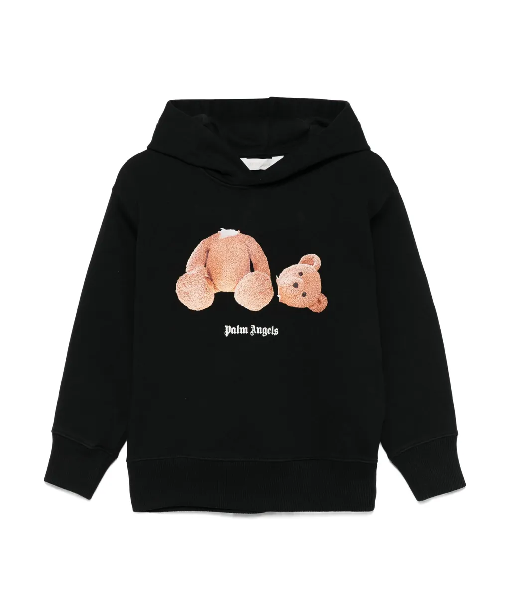 Bear Print Hoodie