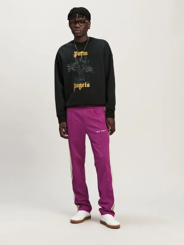 Logo Embroidered Straight Leg Track Pants