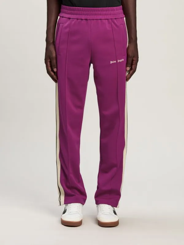 Logo Embroidered Straight Leg Track Pants