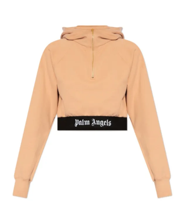 Logo Waist Cropped Sweatshirt