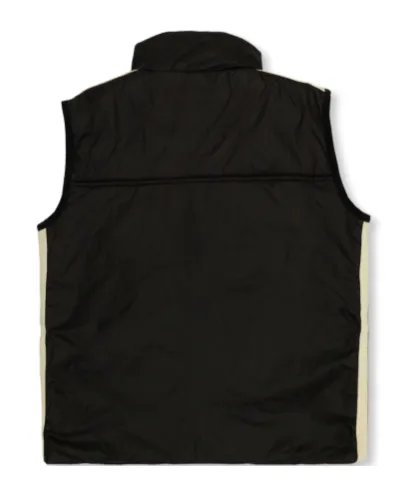 Logo Printed Zip-Up Padded Gilet