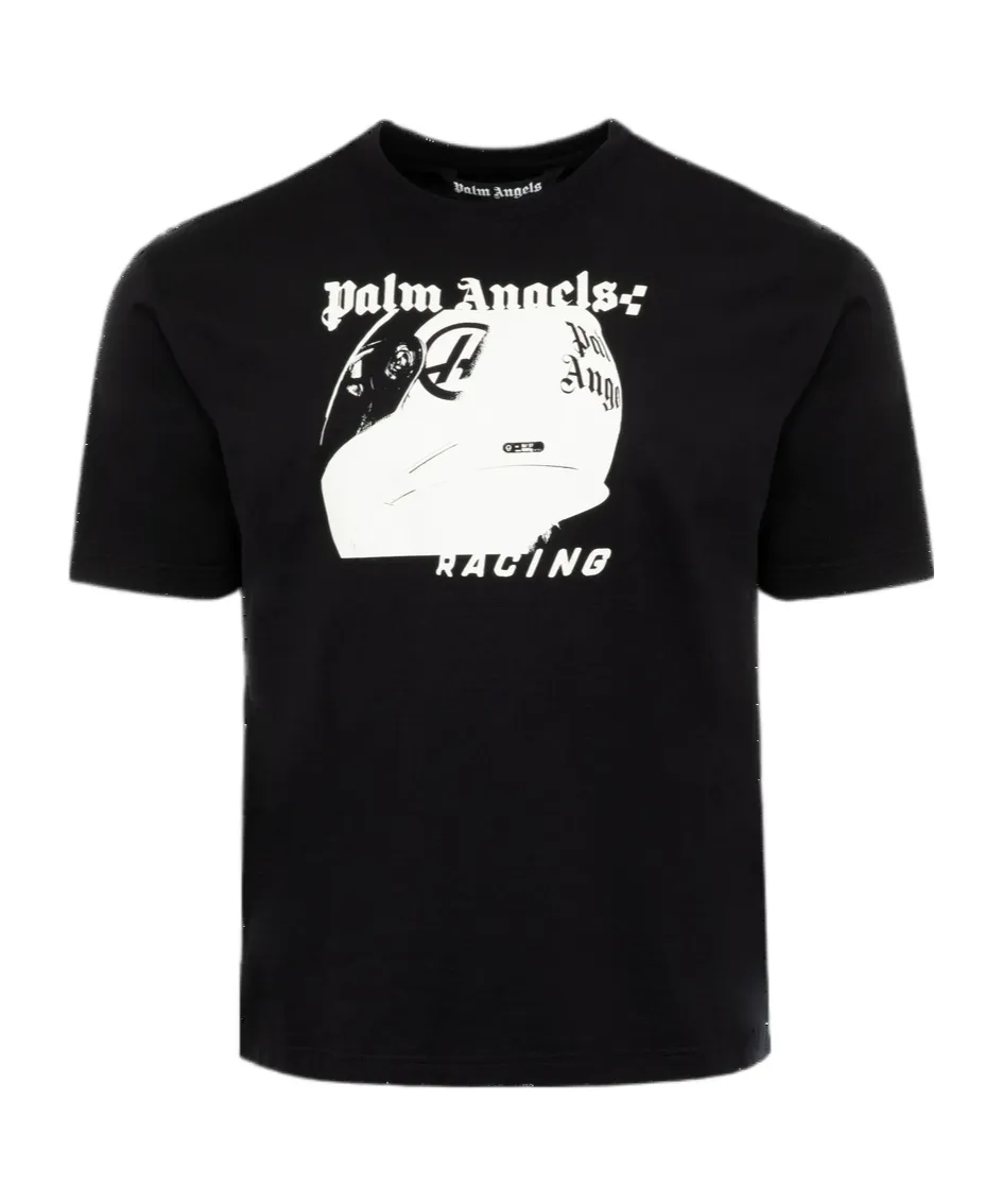 Racing Helmet Crewneck T-Shirt
