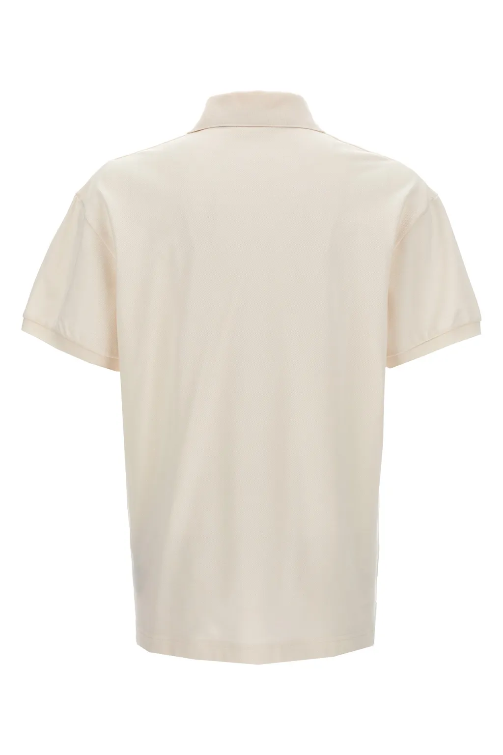 Monogram Embroidered Short-Sleeved Polo Shirt
