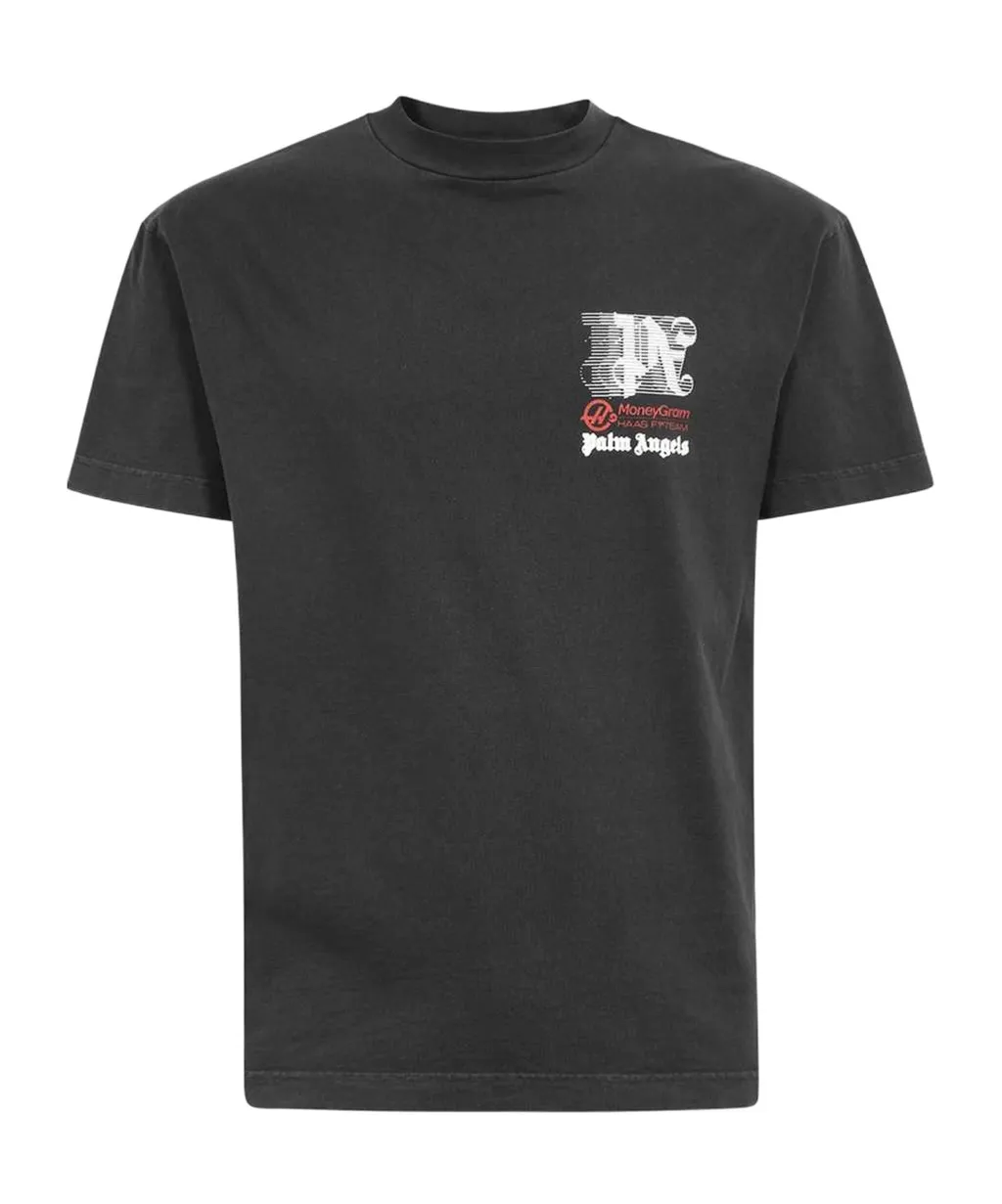 Haas Racing-Printed Crewneck T-Shirt
