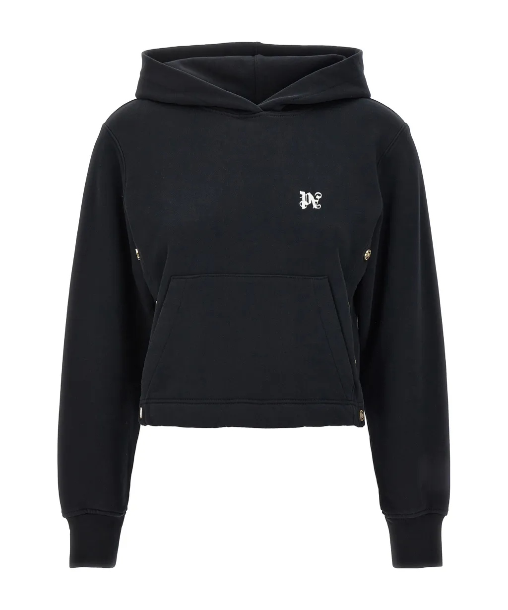 Pa Button Detailed Hoodie