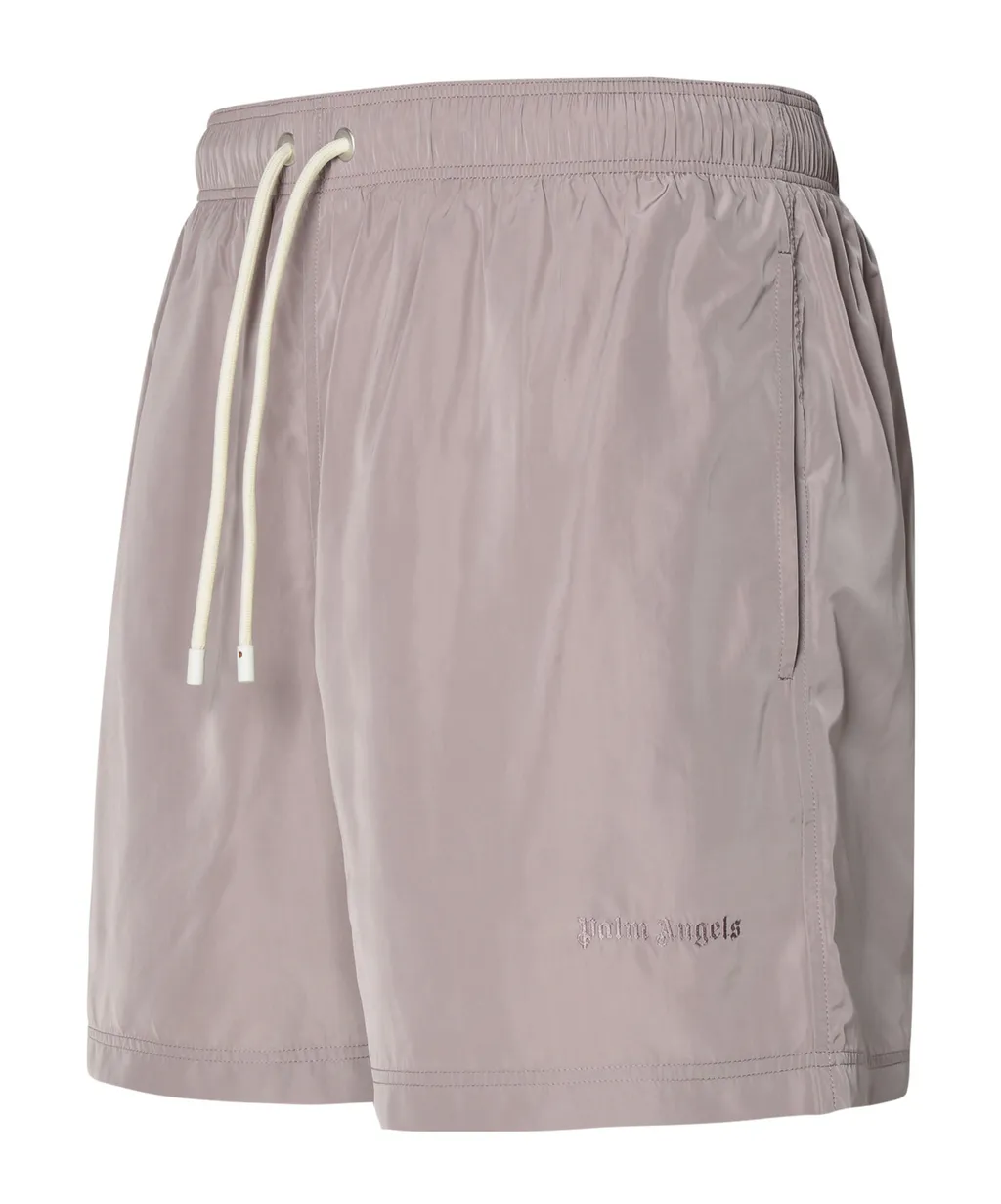Logo Embroidered Drawstring Shorts