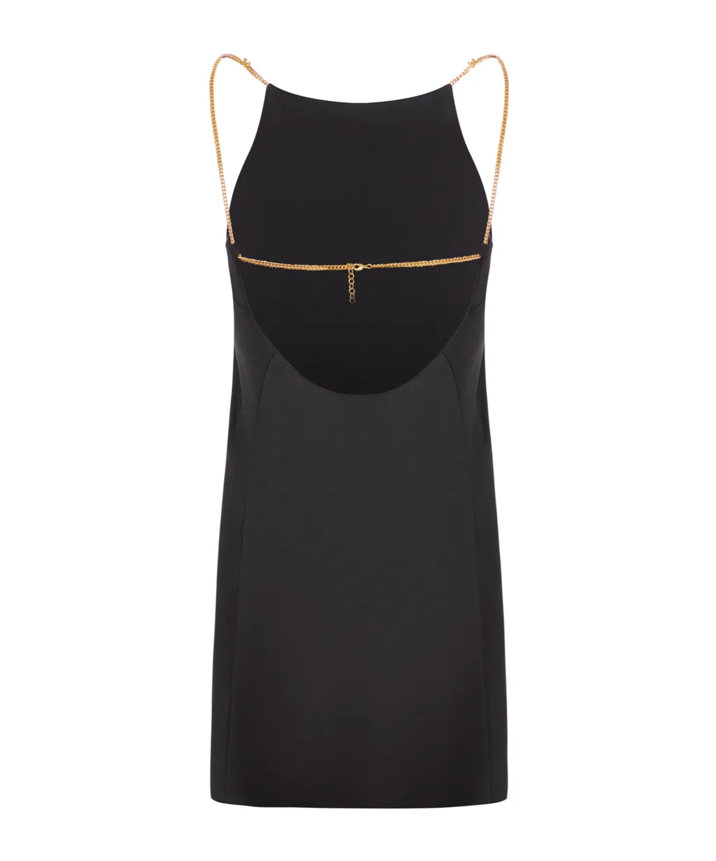 Open Back Chained Mini Dress