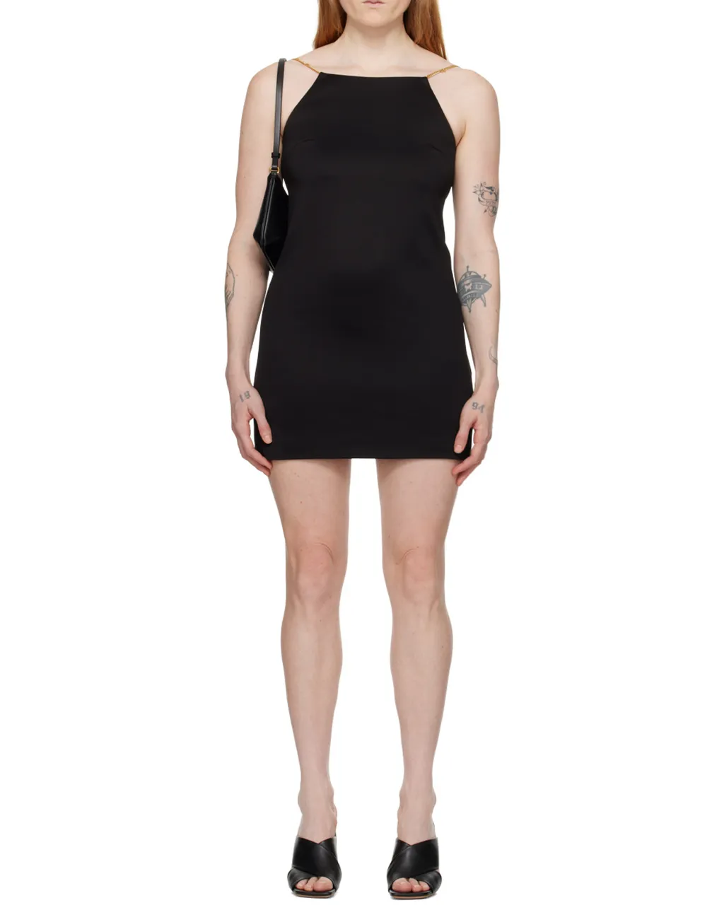 Open Back Chained Mini Dress
