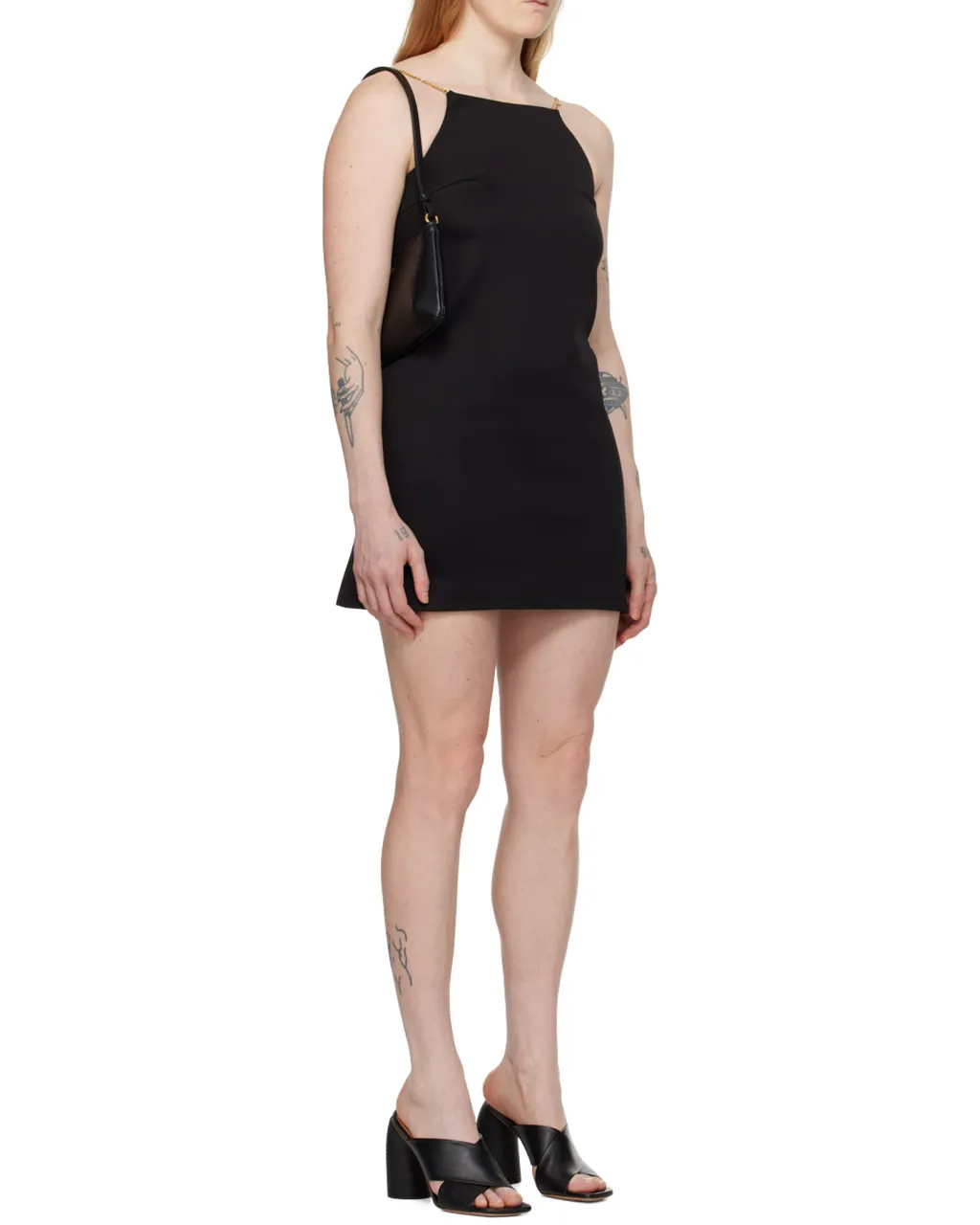 Open Back Chained Mini Dress
