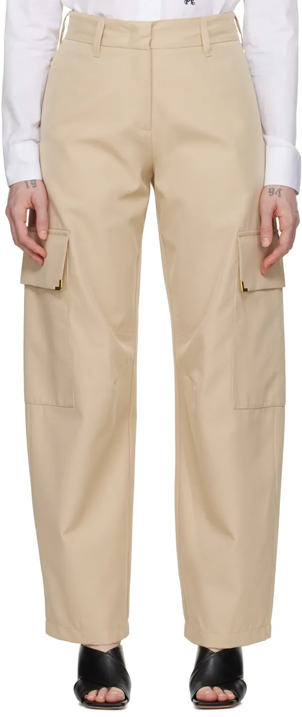Carrot-Cut Mid-Rise Trousers