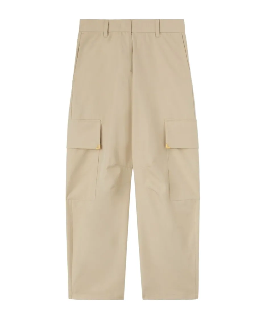 Carrot-Cut Mid-Rise Trousers