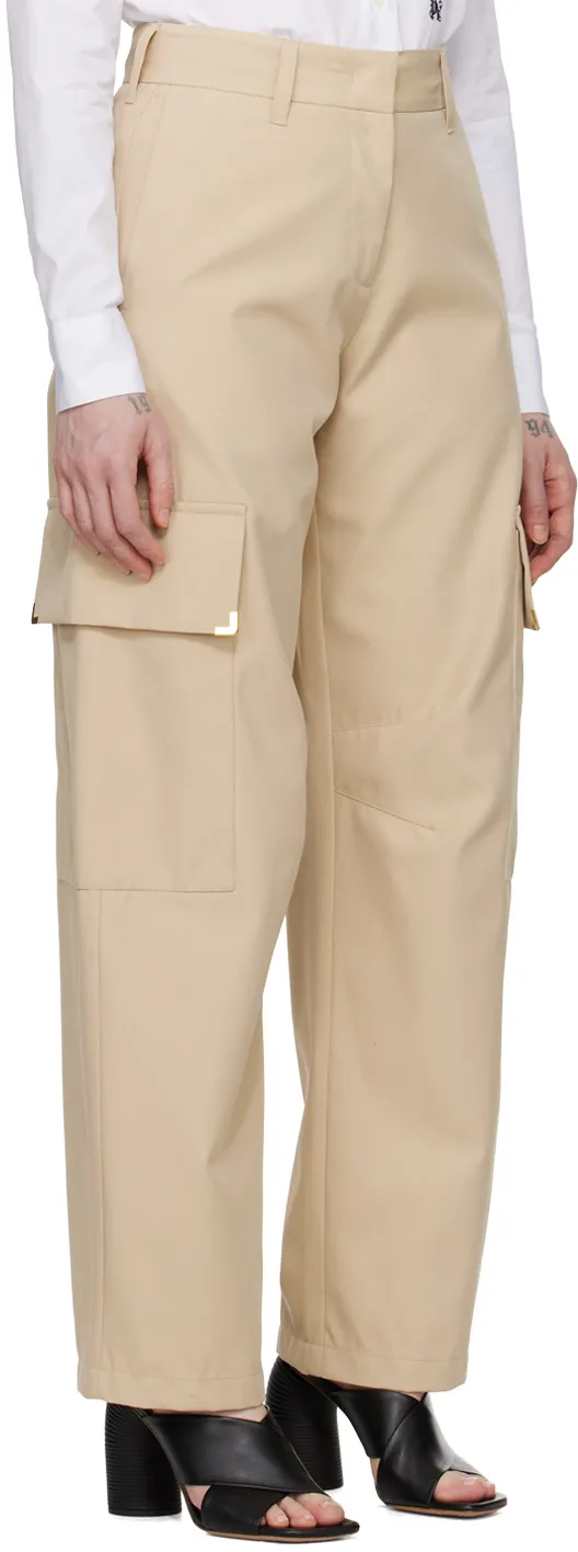 Carrot-Cut Mid-Rise Trousers